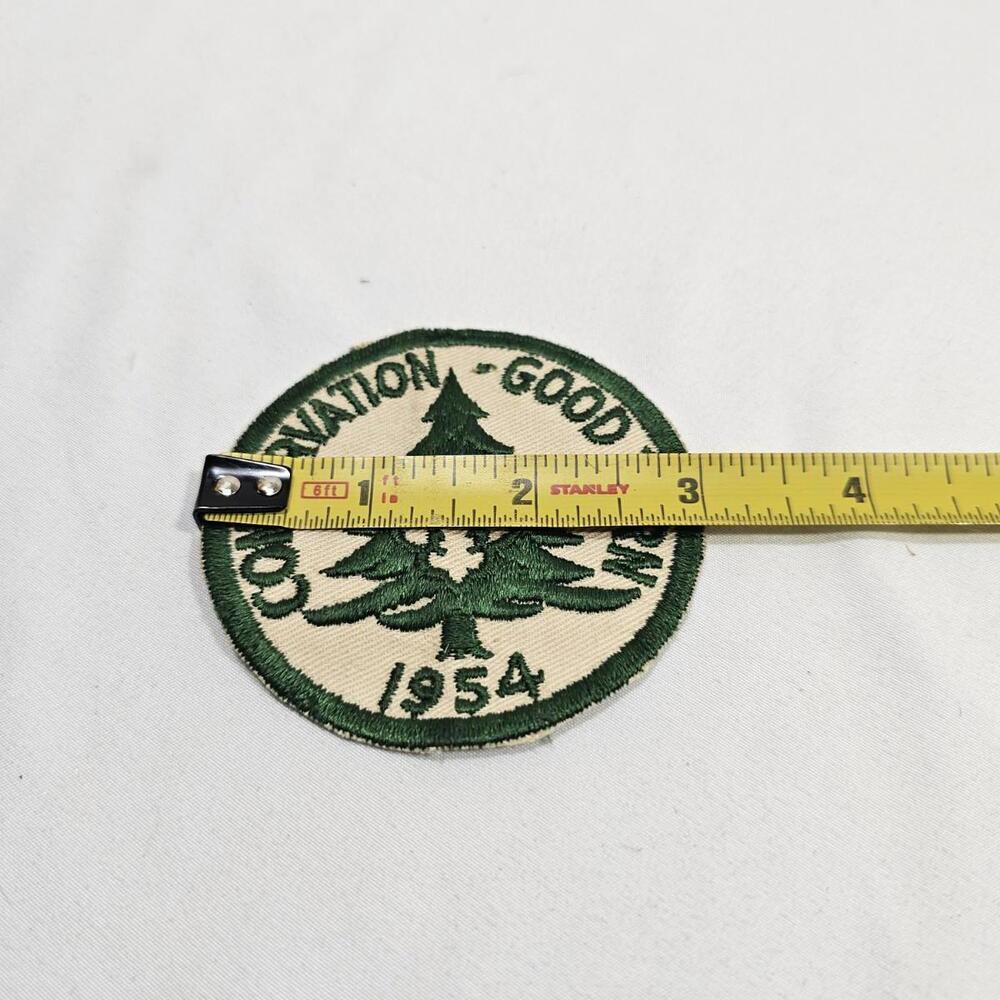 Vtg 50's 1954 Conservation Camporee Patch Boy Scout Good Turn - Picture 2 of 3